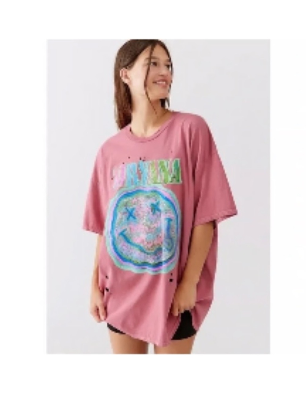 NWT URBAN OUTFITTERS
NEVERMIND OVERSIZED TEE SHIRT